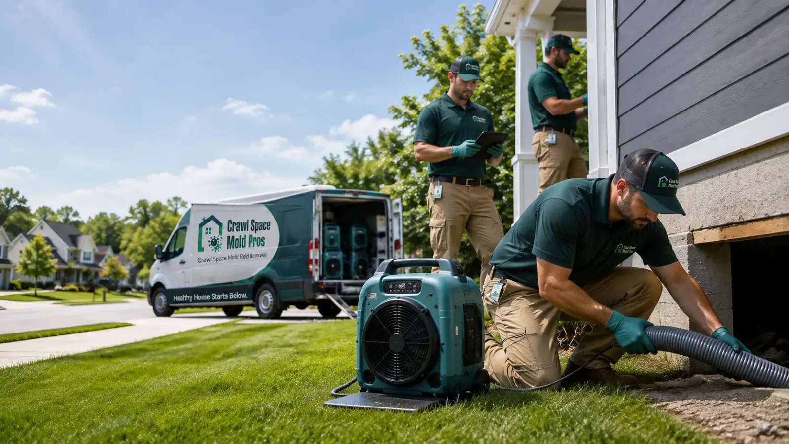 Crawl Space Mold Removal in Blanchardville, WI